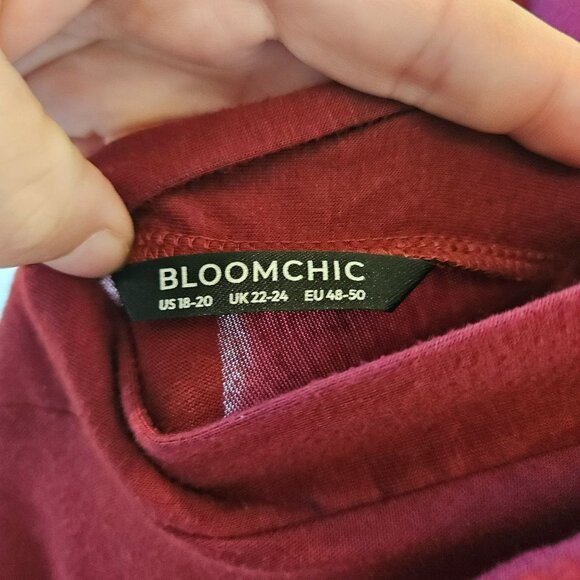 BloomChic Sleeveless Jumpsuit Adjustable Straps & Pockets size 18-20 oversized - Picture 3 of 8